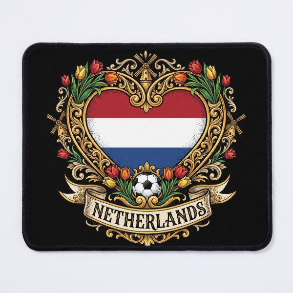 Item preview, Netherlands Heart Tulips Windmill — Soccer World Cup 2026 designed and sold by David Mateo ArtWorks.