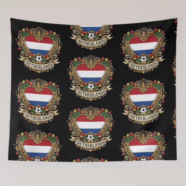 Item preview, Netherlands Heart Tulips Windmill — Soccer World Cup 2026 designed and sold by David Mateo ArtWorks.