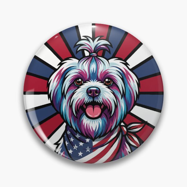 Item preview, Maltese 4th of July Dog – Patriotic USA Puppy Gift designed and sold by The Real Life Symphony.