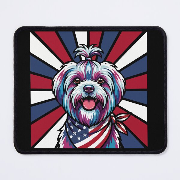 Item preview, Maltese 4th of July Dog – Patriotic USA Puppy Gift designed and sold by The Real Life Symphony.