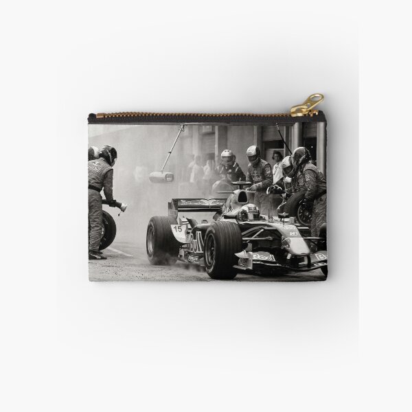 Item preview, Pit Stop – Black & White Racing Team Art designed and sold by ARbyCharlie.