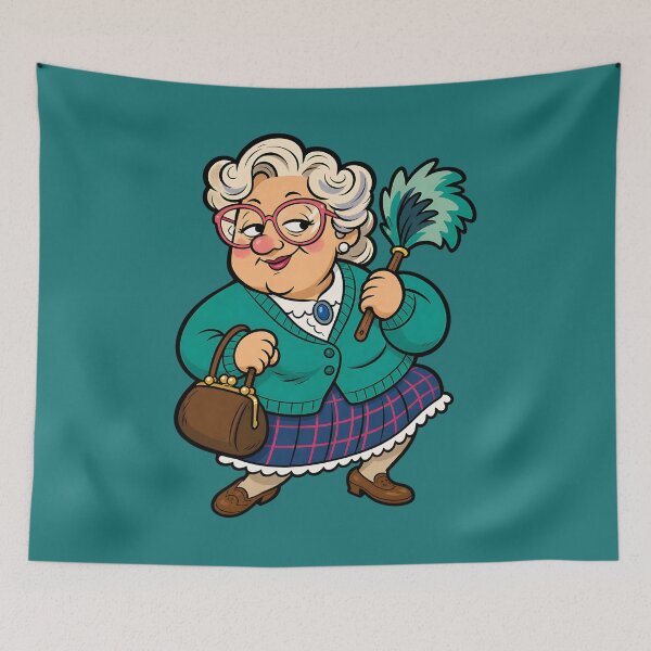 Item preview, Mrs Doubtfire designed and sold by BrambleBox.