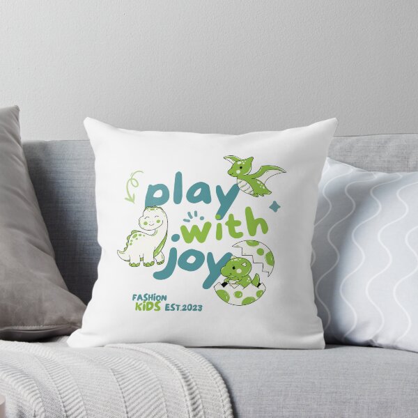 Item preview, Green and Teal Playful Dinosaurs Fashion Kids T-Shirt designed and sold by SVSocialH.