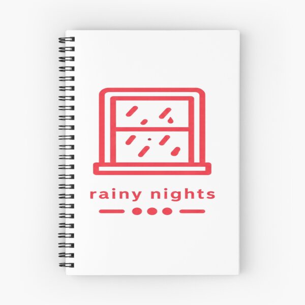 Item preview, Rainy Nights – Red Window Aesthetic designed and sold by Velora Design .