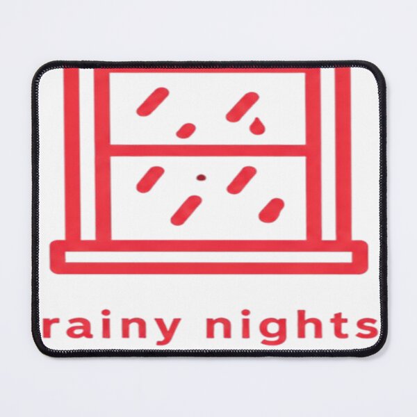 Item preview, Rainy Nights – Red Window Aesthetic designed and sold by Velora Design .