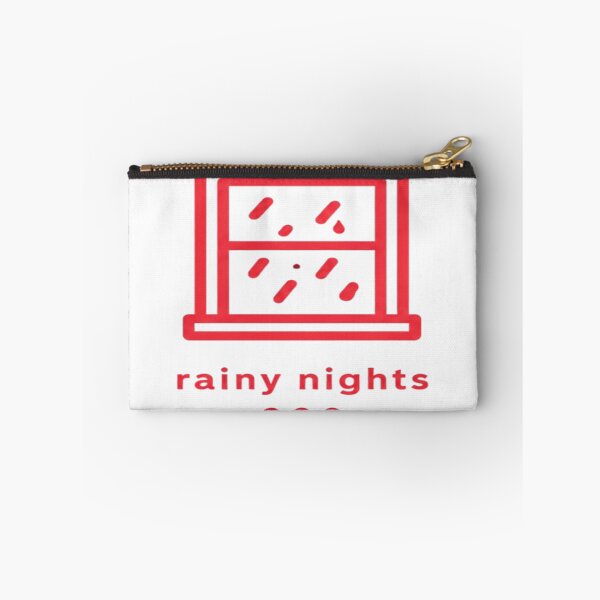 Item preview, Rainy Nights – Red Window Aesthetic designed and sold by Velora Design .
