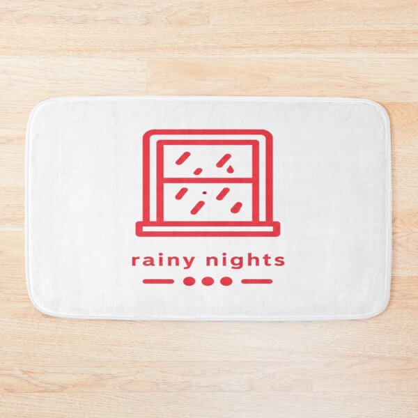 Item preview, Rainy Nights – Red Window Aesthetic designed and sold by Velora Design .