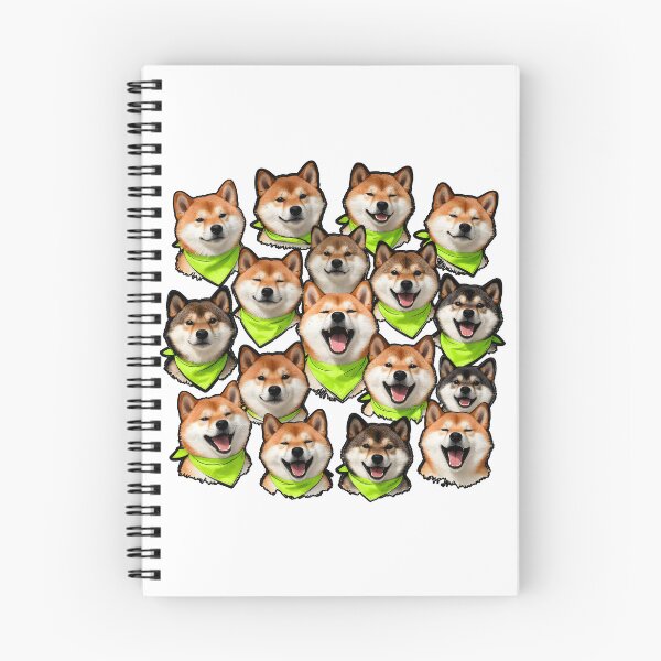 Item preview, Funny Shiba Inu Sassy Expressions Sticker Sheet designed and sold by Dhenin Studio.