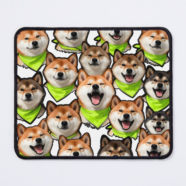 Item preview, Funny Shiba Inu Sassy Expressions Sticker Sheet designed and sold by Dhenin Studio.