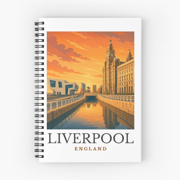 Aperçu de l'œuvre Liverpool - Angleterre créée et vendue par GoodOldVintage.