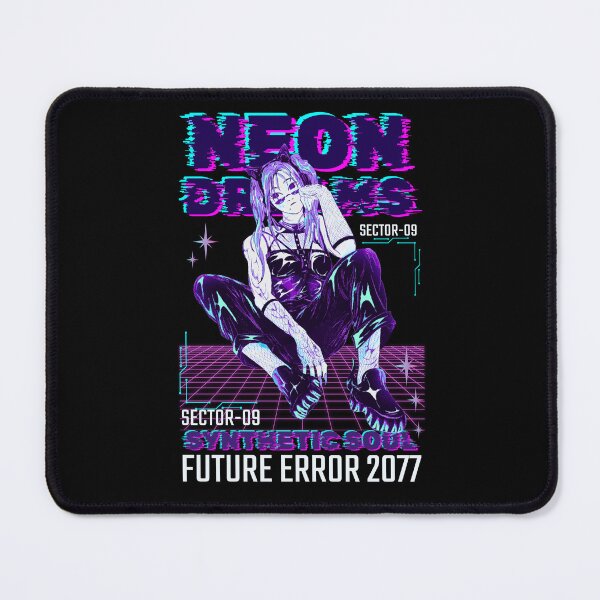 Item preview, Neon Dreams Cyberpunk Anime Girl  designed and sold by AARZNT Studio.