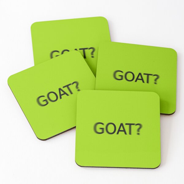 Item preview, GOAT Supreme Green Question Unique Artwork Sign designed and sold by Doctor Schtrudel.