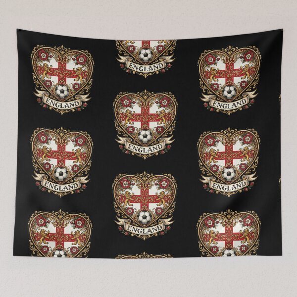 Item preview, England Heart Saint George Cross — Soccer World Cup 2026 designed and sold by David Mateo ArtWorks.