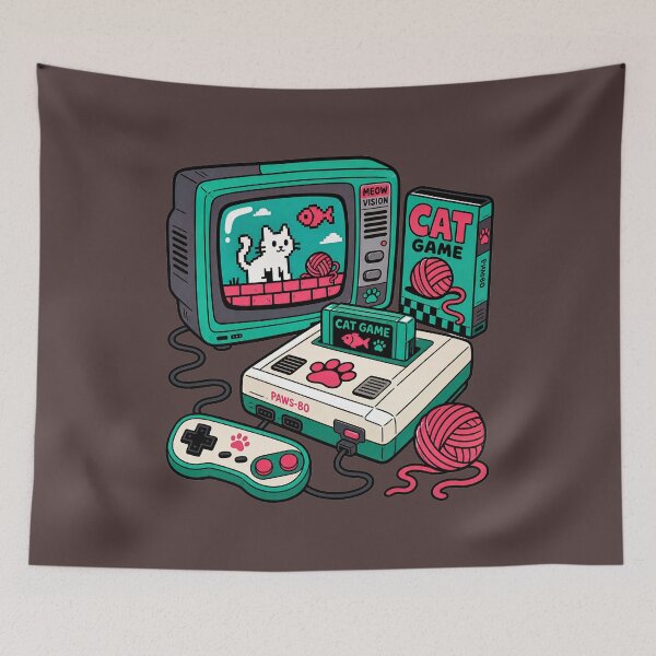 Item preview, Cat Gaming designed and sold by BrambleBox.