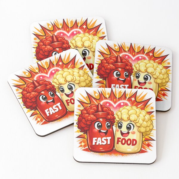 Artikelvorschau, Fast Food Liebe entworfen und verkauft von MiracleDesignsTR.
