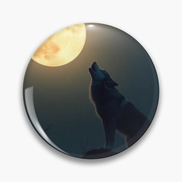 Item preview, Wolf howling moon  designed and sold by Black Rose Products .