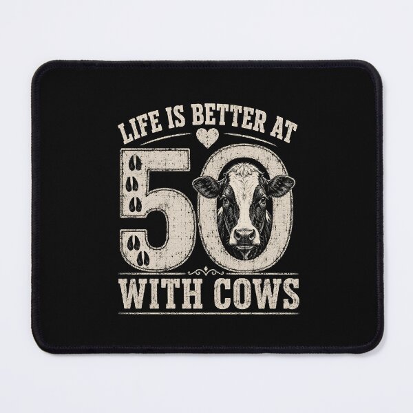 Item preview, Life is Better At 50 with Highland Cows designed and sold by zoes-ink.