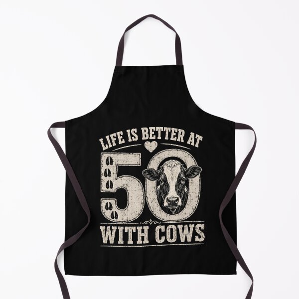 Item preview, Life is Better At 50 with Highland Cows designed and sold by zoes-ink.