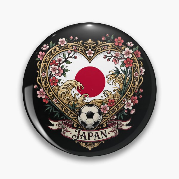 Item preview, Japan Heart Sakura Flag — Soccer World Cup 2026 designed and sold by David Mateo ArtWorks.