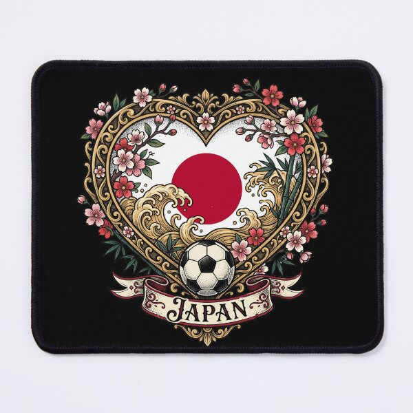 Item preview, Japan Heart Sakura Flag — Soccer World Cup 2026 designed and sold by David Mateo ArtWorks.