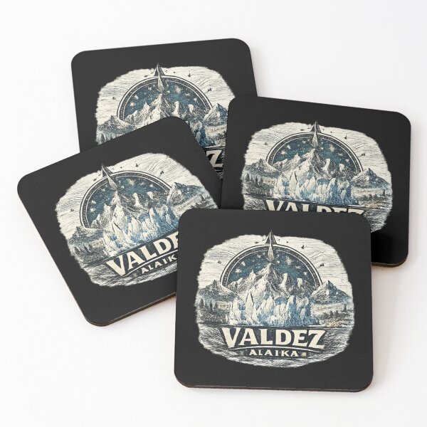 Item preview, Valdez Alaska and mountain art designed and sold by DamioPolArt.