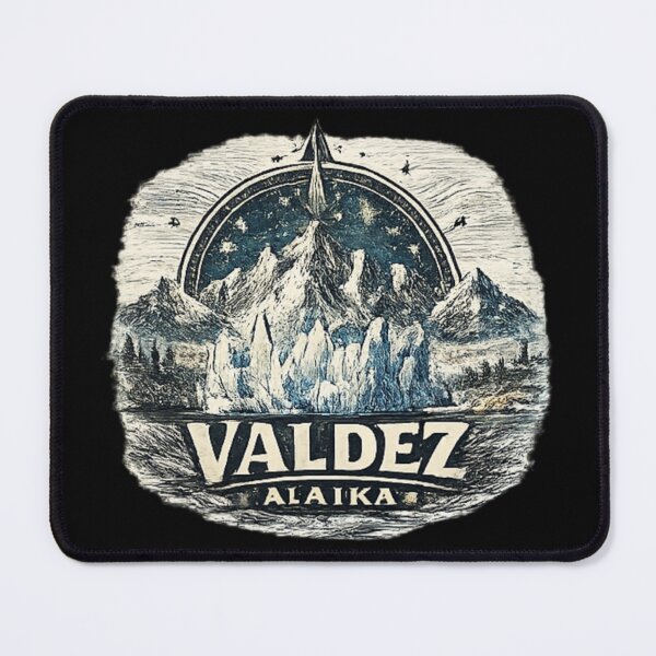 Item preview, Valdez Alaska and mountain art designed and sold by DamioPolArt.