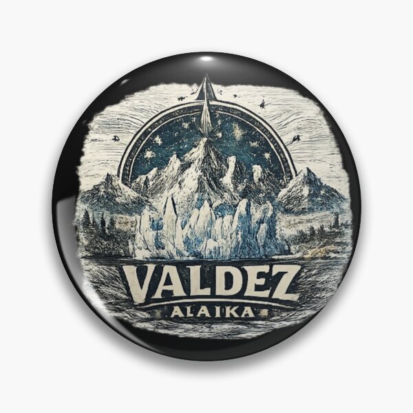 Item preview, Valdez Alaska and mountain art designed and sold by DamioPolArt.