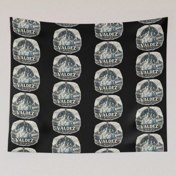 Item preview, Valdez Alaska and mountain art designed and sold by DamioPolArt.