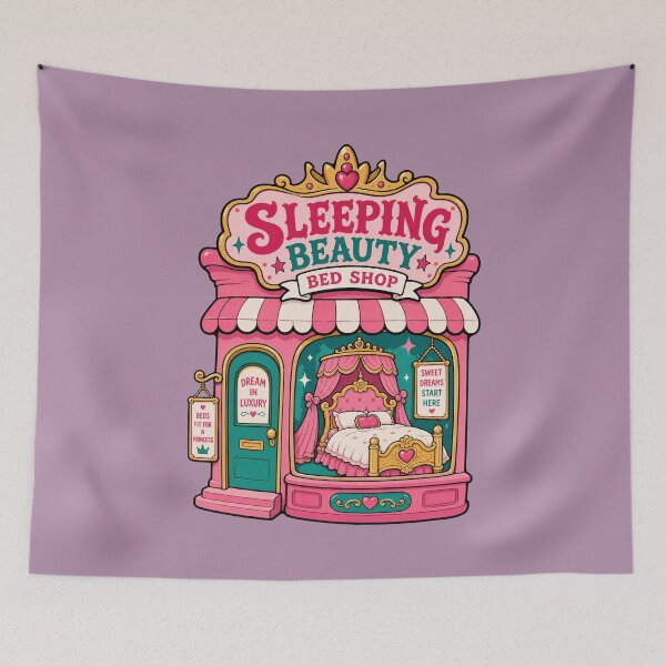 Item preview, Sleeping Beauty Bed Shop designed and sold by BrambleBox.