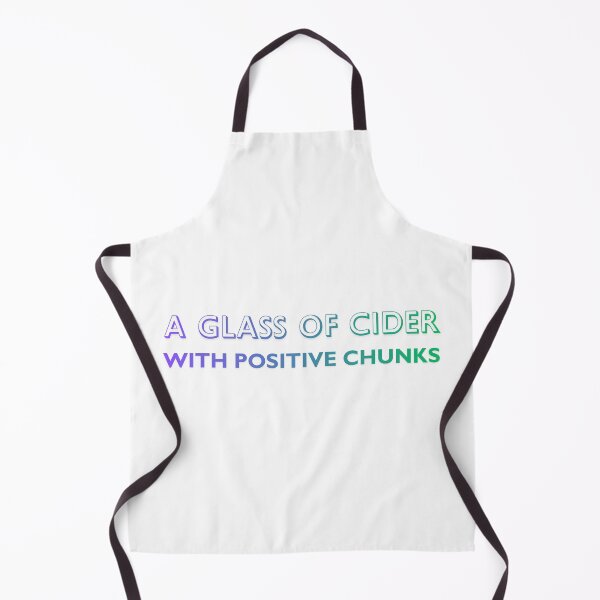 Item preview, A glass of cider with positive chunks designed and sold by ArtistTejal.