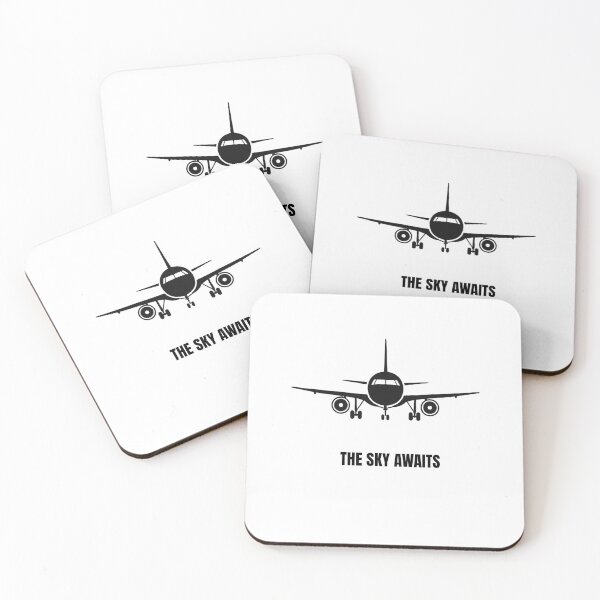 Item preview, The Sky Awaits - Airplane Front View Aviation Design designed and sold by onubi.