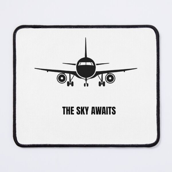 Item preview, The Sky Awaits - Airplane Front View Aviation Design designed and sold by onubi.