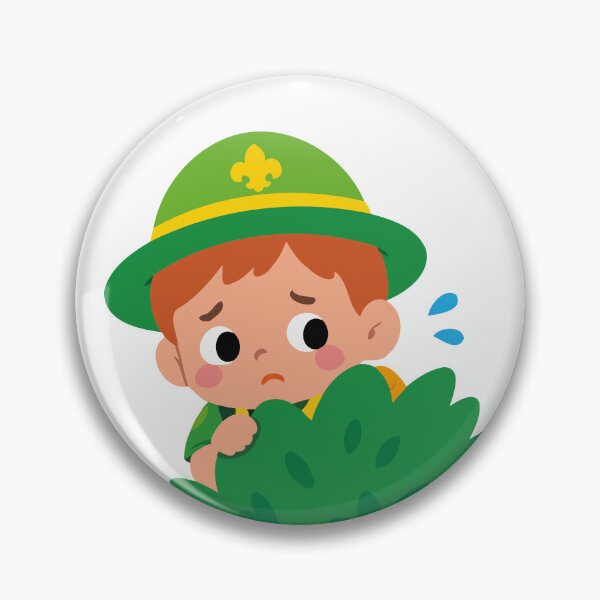 Item preview, Shy Scout - Be brave Daily Graphic | Sticker Pack designed and sold by RedStreamStudio.
