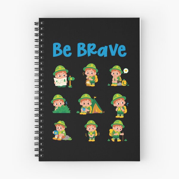 Item preview, Shy Scout - Be brave Daily Graphic | Sticker Pack designed and sold by RedStreamStudio.