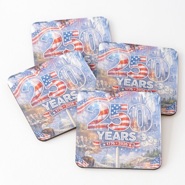 Item preview,  250 Years USA Americana Art | Patriotic Anniversary Gift | American Heritage Wall Decor designed and sold by Hookesmode.