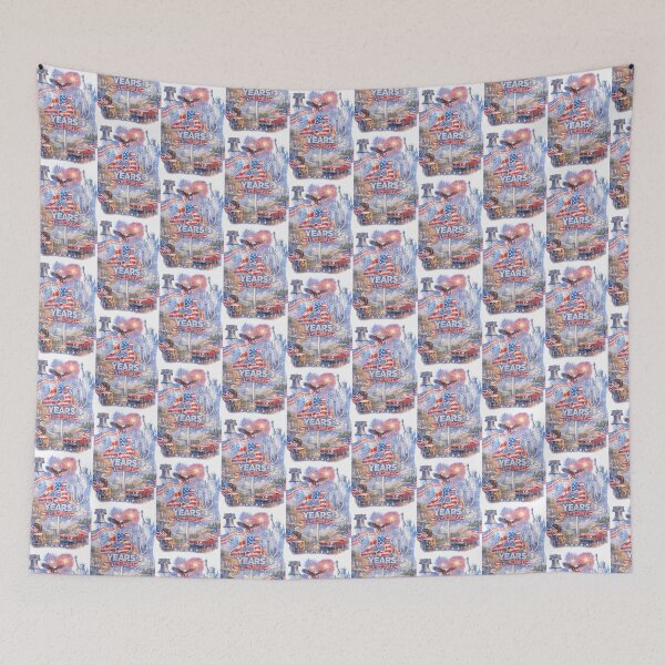 Item preview,  250 Years USA Americana Art | Patriotic Anniversary Gift | American Heritage Wall Decor designed and sold by Hookesmode.