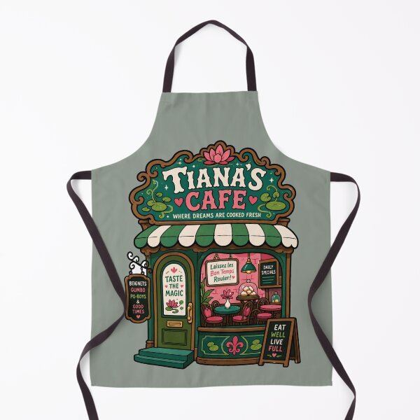 Item preview, Tiana's Cafe Shop designed and sold by BrambleBox.