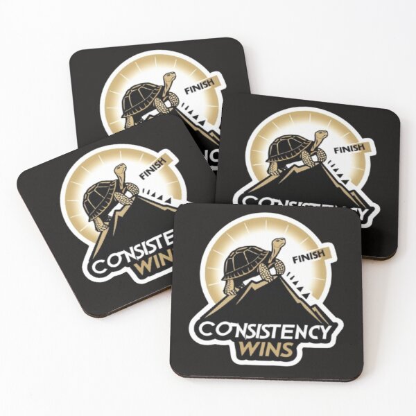 Item preview, Consistency Wins Motivational Sticker for Discipline and Personal Growth designed and sold by skillifyme.