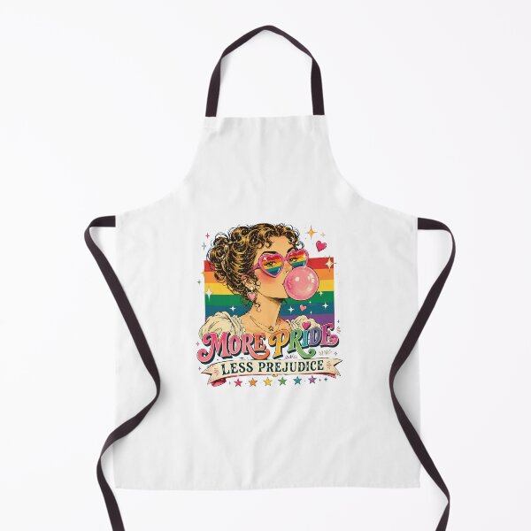 Item preview, more pride less prejudice lgbt gay lesbian support art designed and sold by cass-vale-lab.