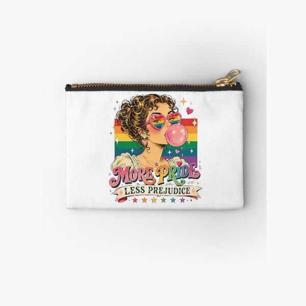 Item preview, more pride less prejudice lgbt gay lesbian support art designed and sold by cass-vale-lab.