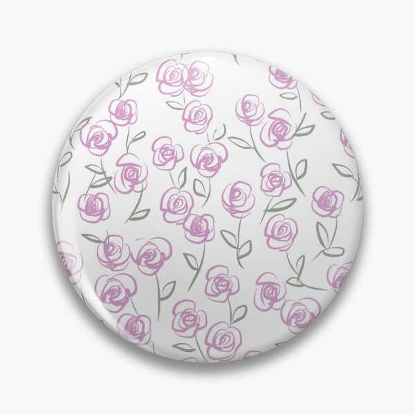 Item preview, Rose sketch pattern designed and sold by rachelsillust.