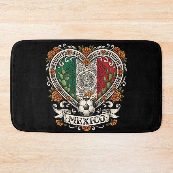 Item preview, Mexico Heart Aztec Marigold — Soccer World Cup 2026 designed and sold by David Mateo ArtWorks.
