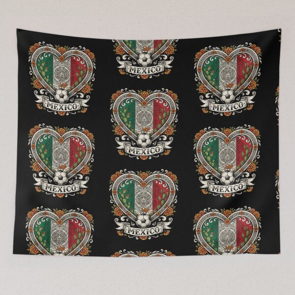 Item preview, Mexico Heart Aztec Marigold — Soccer World Cup 2026 designed and sold by David Mateo ArtWorks.