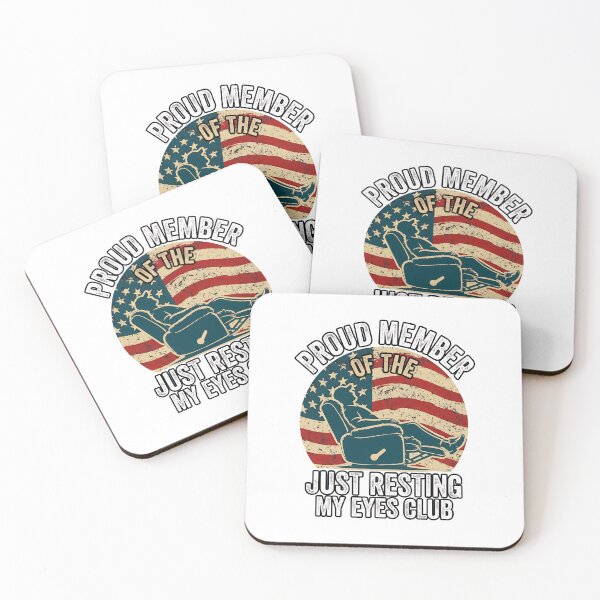 Item preview, Proud Member of The Just Resting My Eyes Club Father's Day designed and sold by cass-vale-lab.