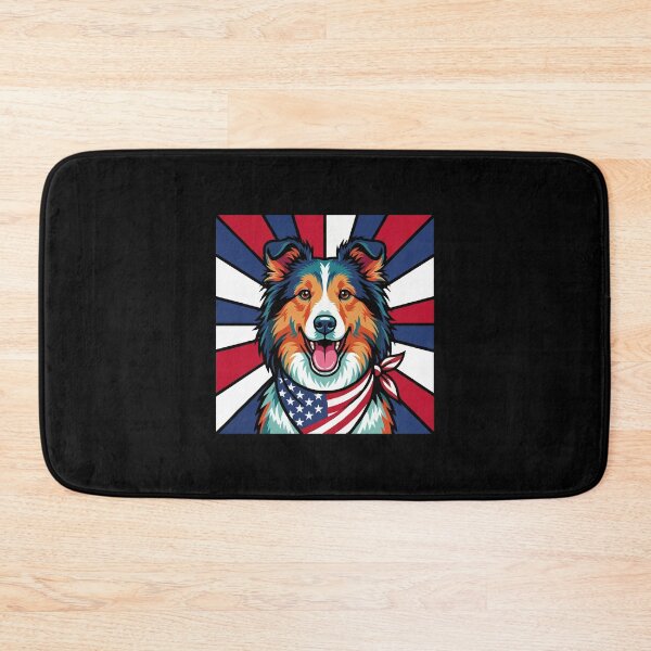 Item preview, Shetland Sheepdog 4th of July Dog – Patriotic USA Puppy Gift designed and sold by The Real Life Symphony.