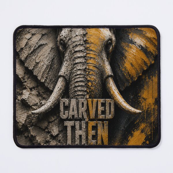 Item preview, Founder Refinement Elephant Split Plaster Wall Art designed and sold by SavannaStrikes.