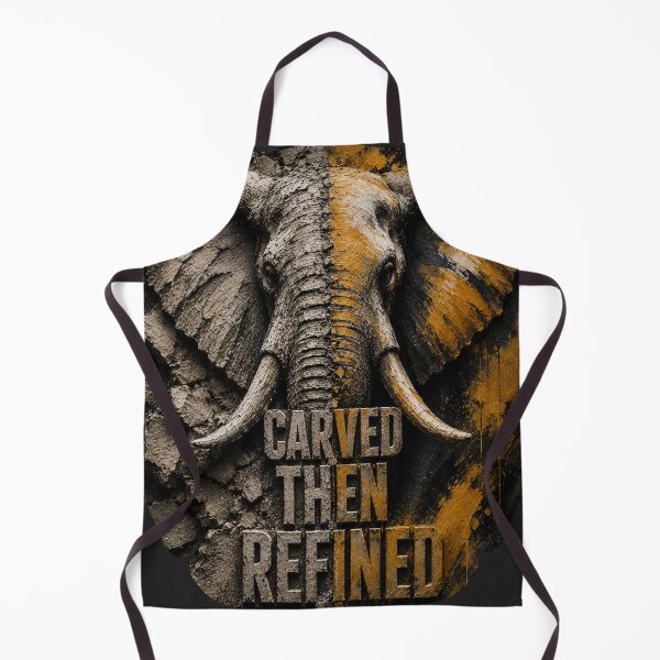 Item preview, Founder Refinement Elephant Split Plaster Wall Art designed and sold by SavannaStrikes.