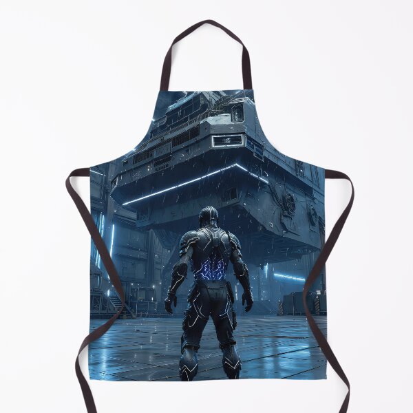 Item preview, Cybernetic guardian in the sci-fi hangar designed and sold by VoidVeilStudio.