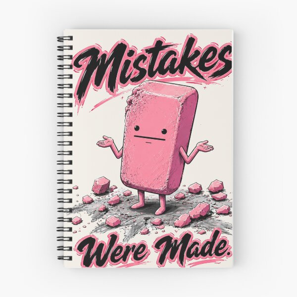Item preview, Mistakes Were Made Funny Eraser designed and sold by StillWildink.