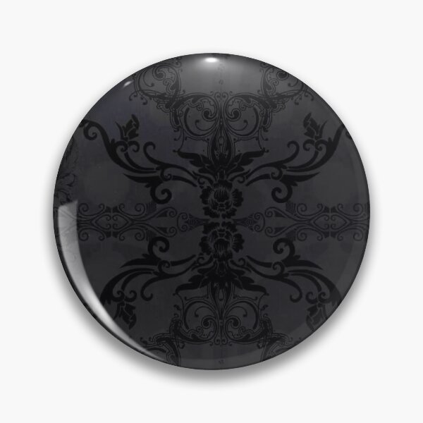 Item preview, Gothic black and grey cyber sigilism with black floral designed and sold by BrontesWhimsyStore.